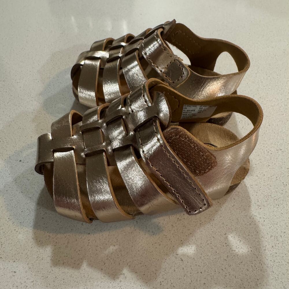 Wonder Nation Baby Girl Size 2 Sandals - Picture 2 of 6